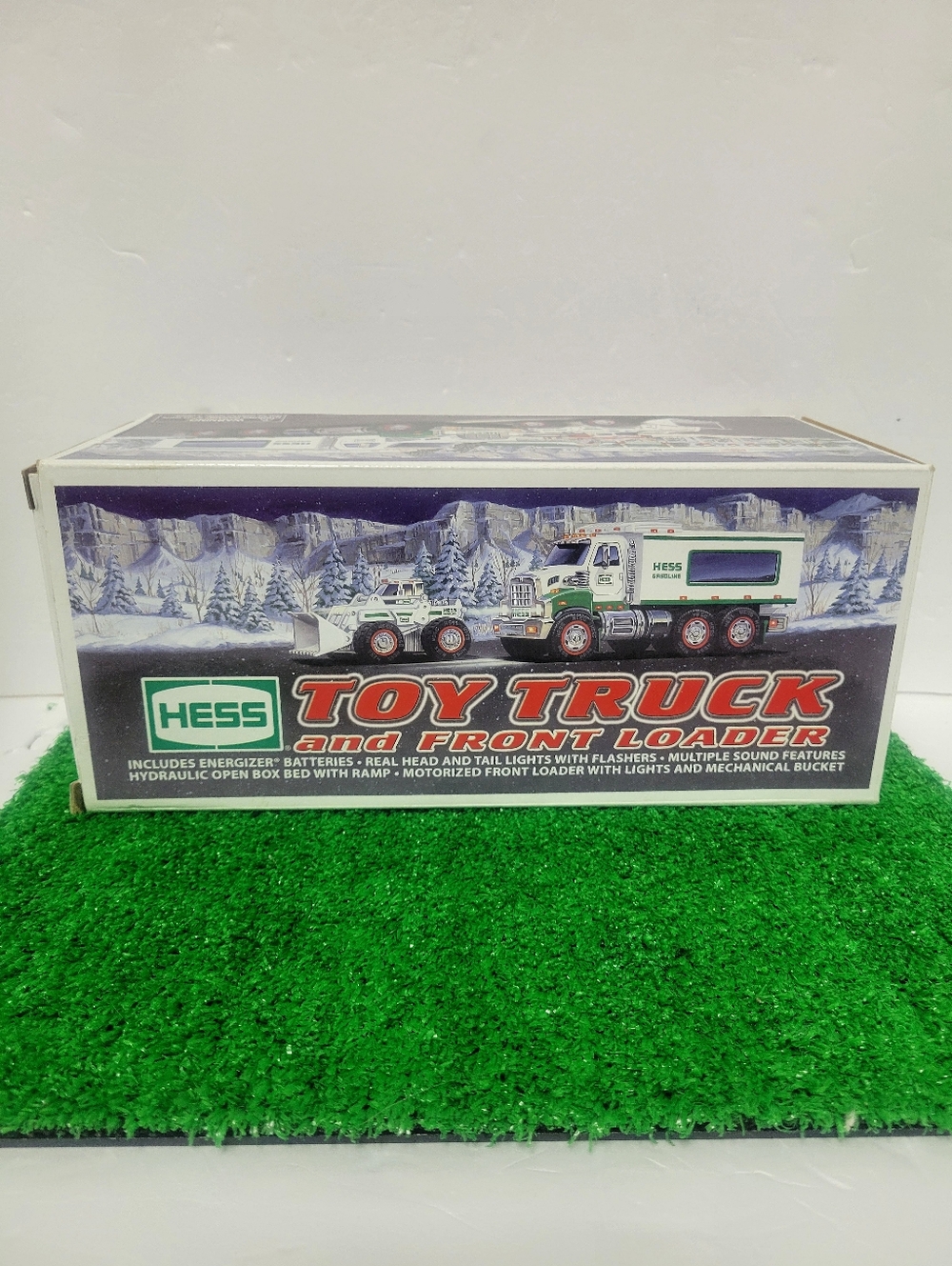 Hess 2008 Toy Truck Front Loader Big Utility Work Industrial Gas Oil NIB